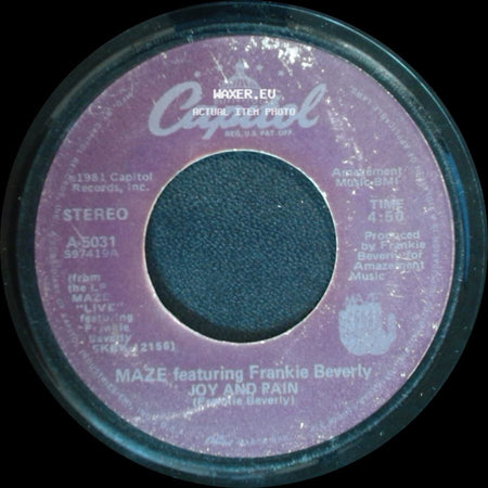 Maize Featuring Frankie Beverly - Before I Let Go / Joy And Rain side B
