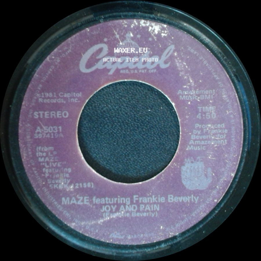 Maize Featuring Frankie Beverly - Before I Let Go / Joy And Rain side B