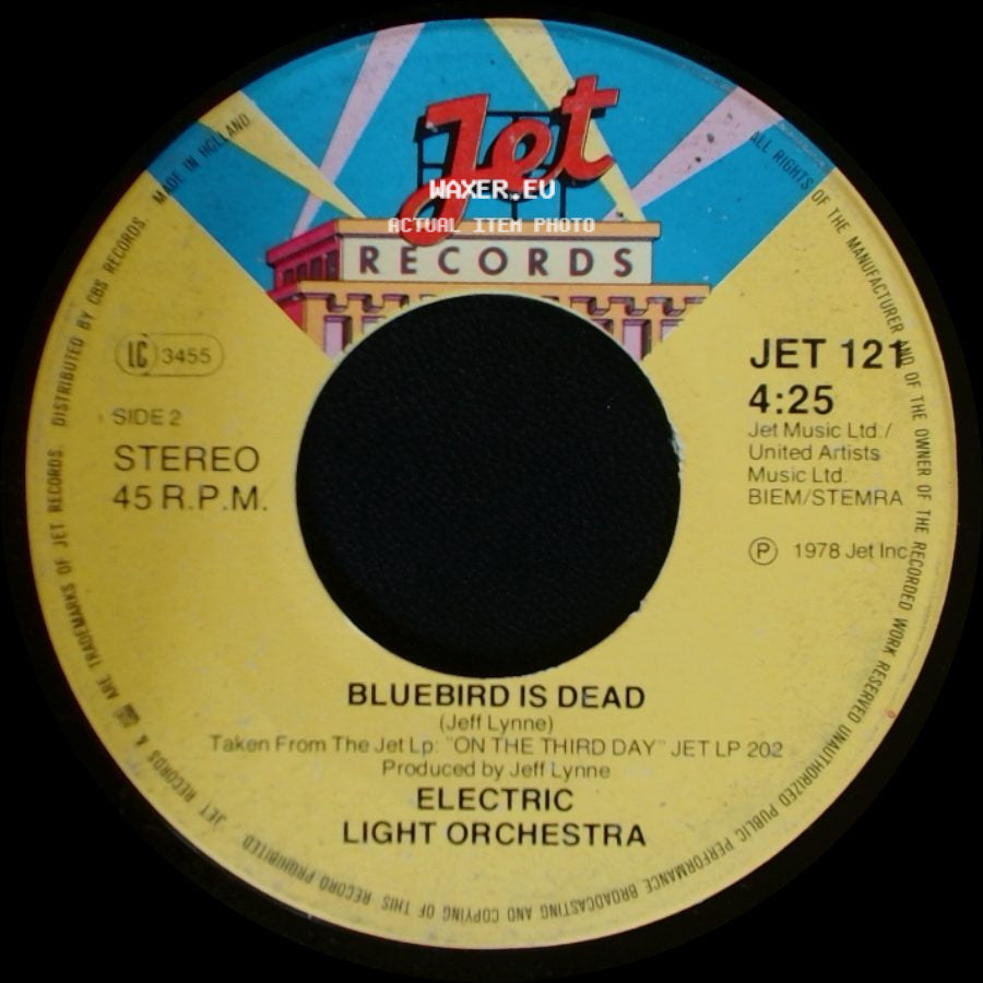 Electric Light Orchestra - Sweet Talkin' Woman / Bluebird Is Dead side B