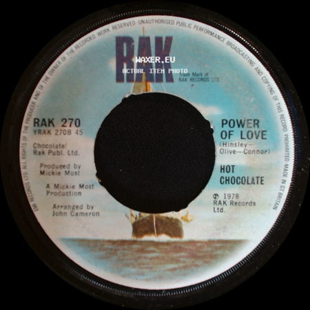 Hot Chocolate - Power Of Love / Every 1's A Winner side A