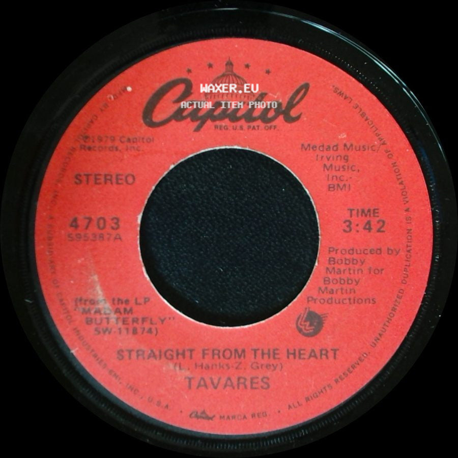 Tavares - Straight From The Heart / Let Me Heal The Bruises side A