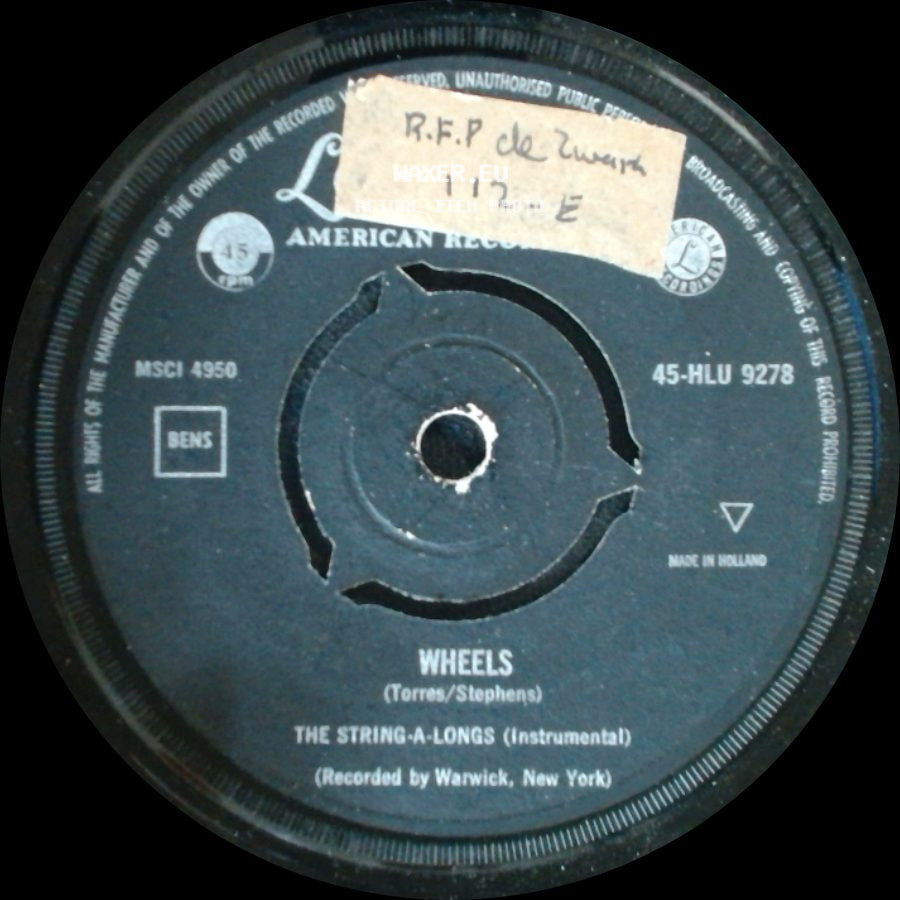The String-A-Longs - Wheels / Am I Asking Too Much side A