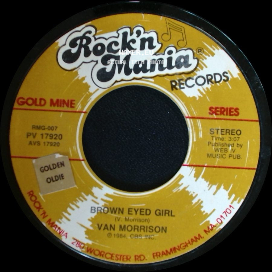 Van Morrison - Brown Eyed Girl / T.B. Sheets side A