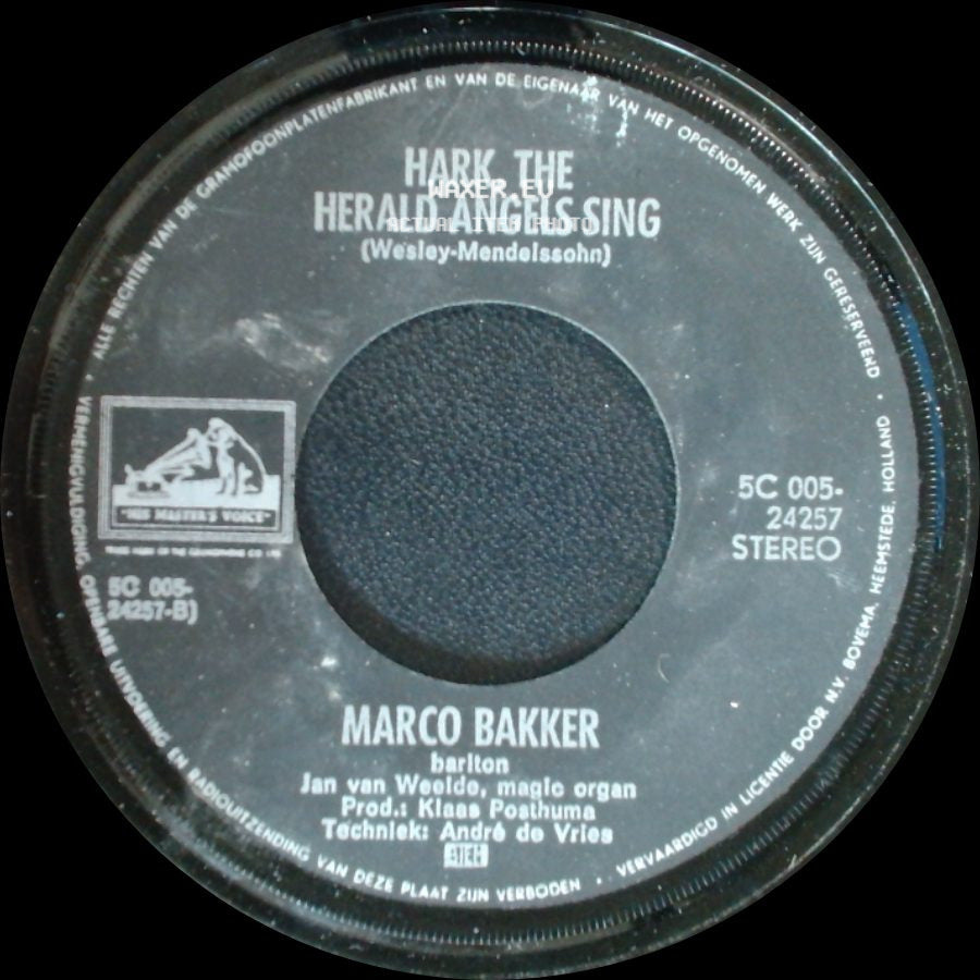 Marco Bakker - Hark, The Herald Angels Sing / The Holy City side A
