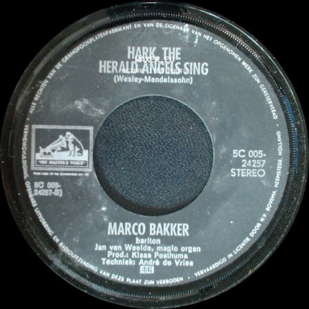 Marco Bakker - Hark, The Herald Angels Sing / The Holy City side A