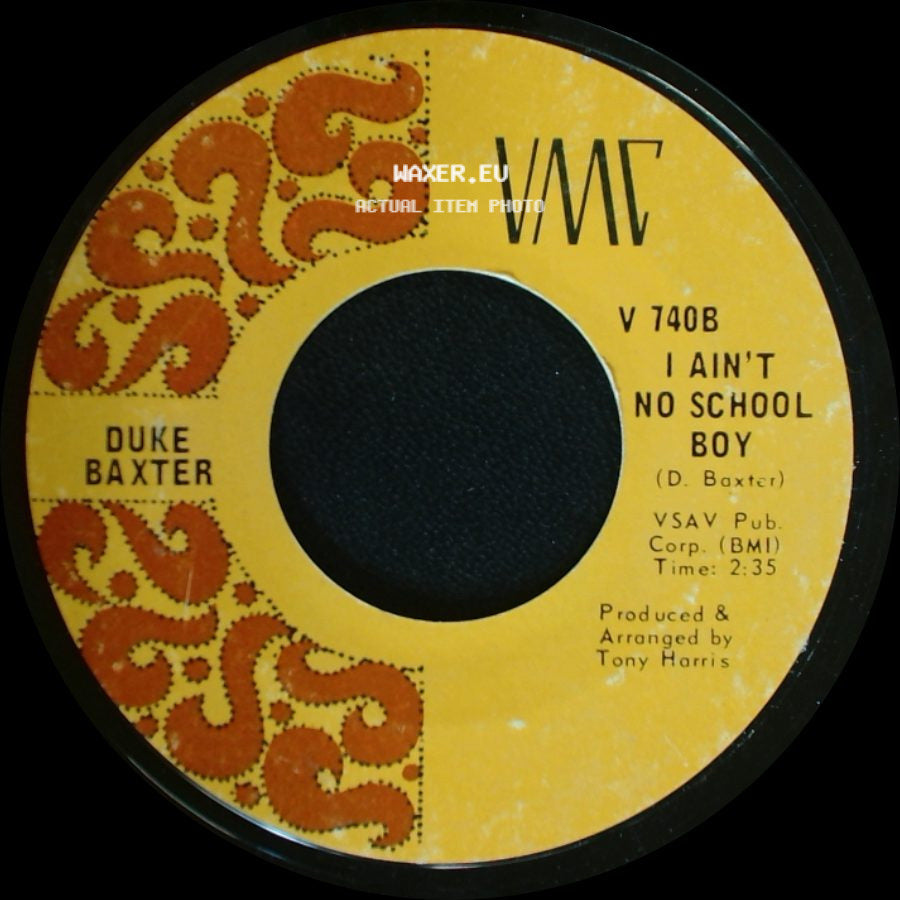 Duke Baxter - I Ain't No School Boy / Everybody Knows Matilda side A