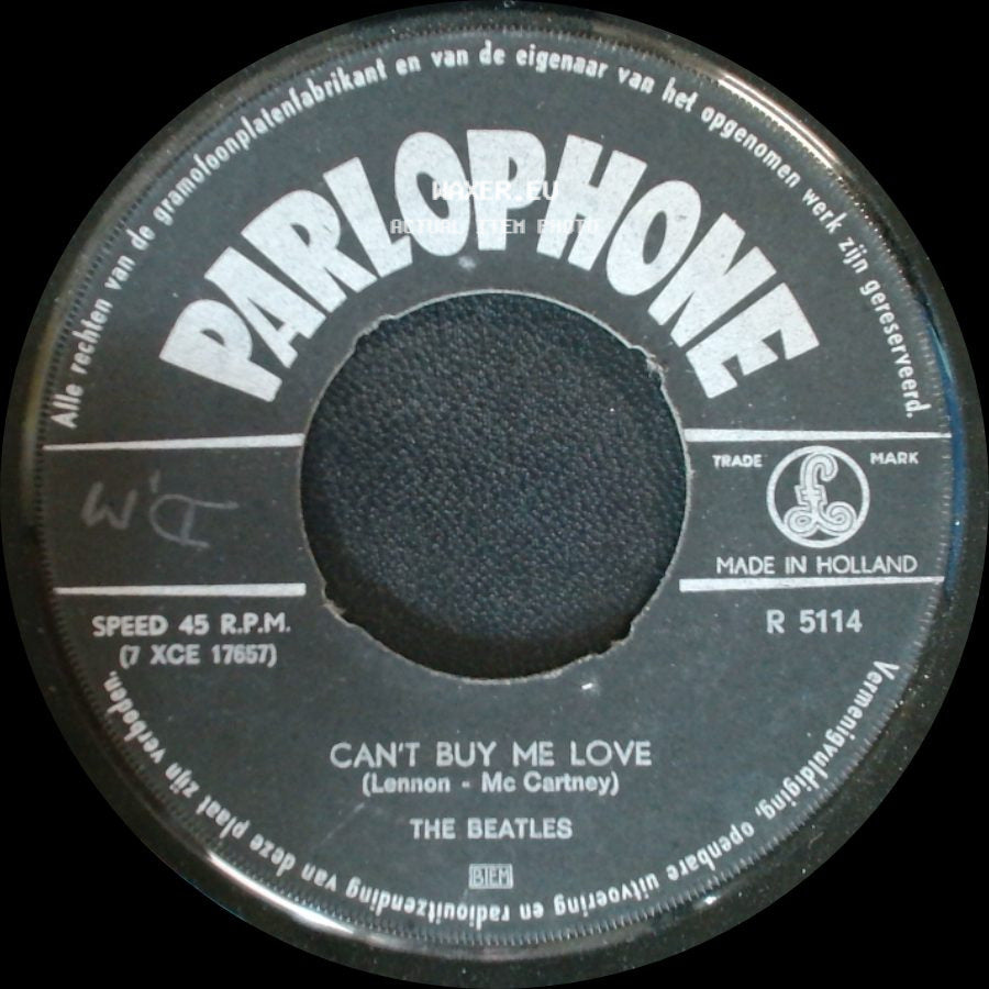 The Beatles - You Can't Do That / Can't Buy Me Love side B