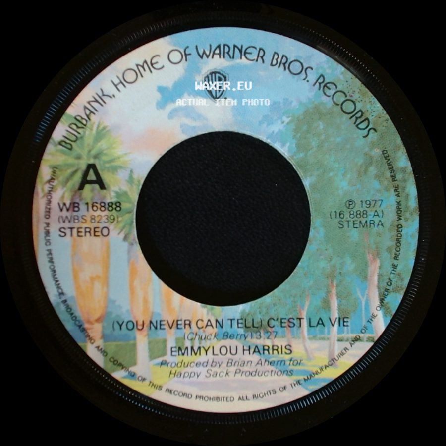 Emmylou Harris - Hello Stranger / (You Never Can Tell) C'est La Vie side B