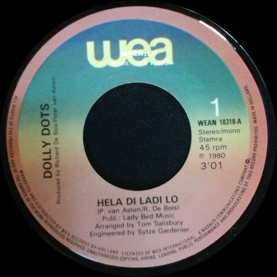 Dolly Dots - Hela Di Ladi Lo / Hé Heartbreaker side A