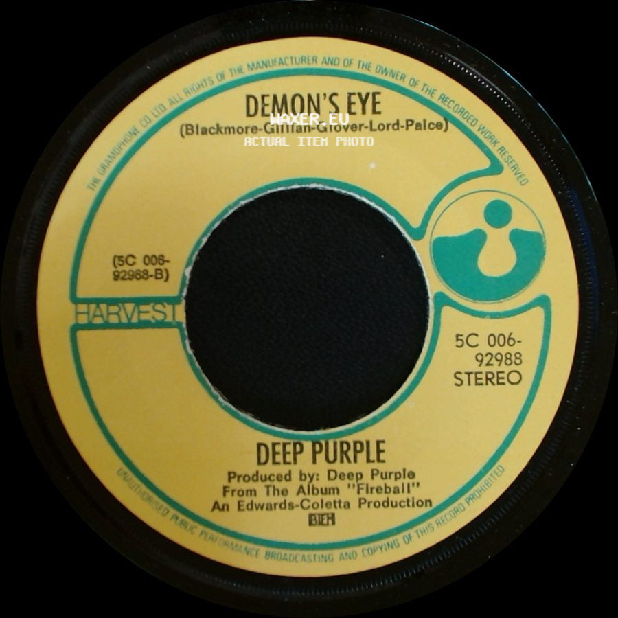 Deep Purple - Demon's Eye / Fireball side A
