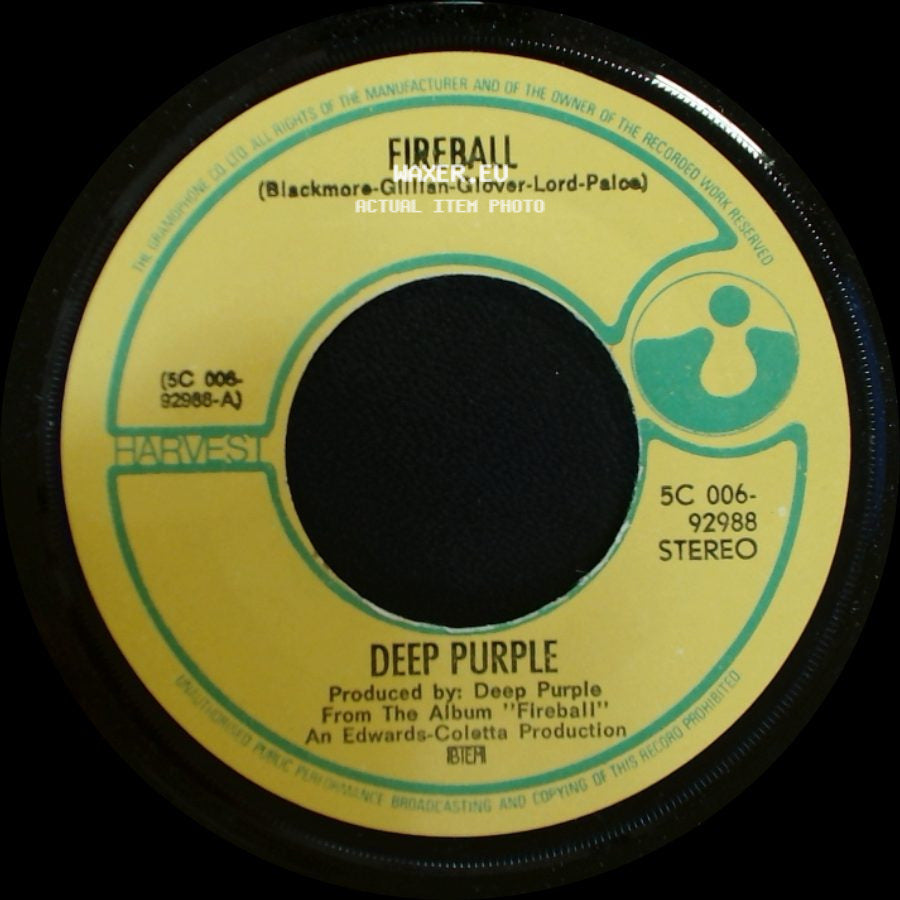 Deep Purple - Demon's Eye / Fireball side B