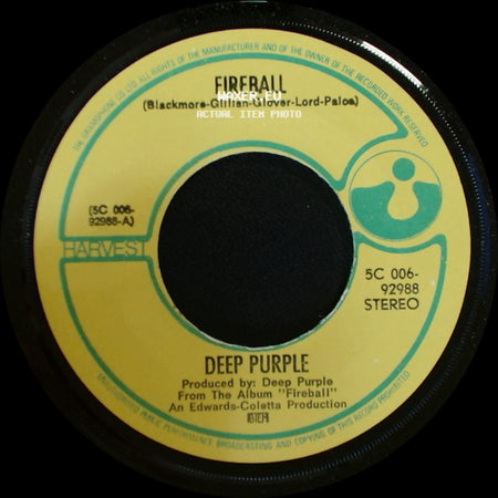 Deep Purple - Demon's Eye / Fireball side B