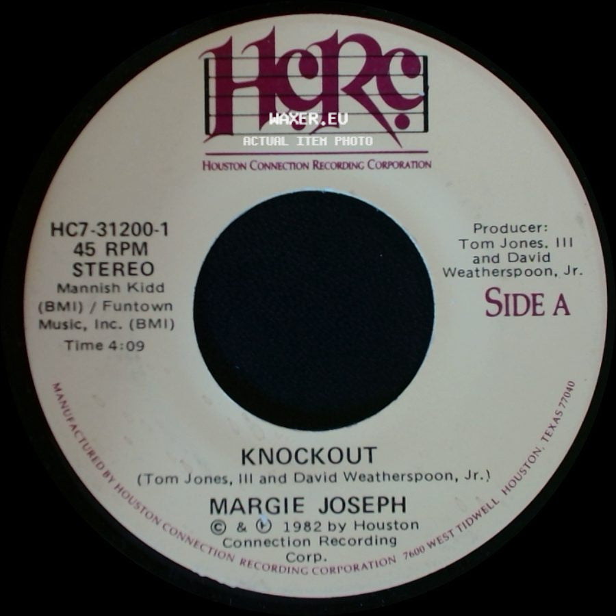 Margie Joseph - Knockout / Knockout (Part Ii) side A
