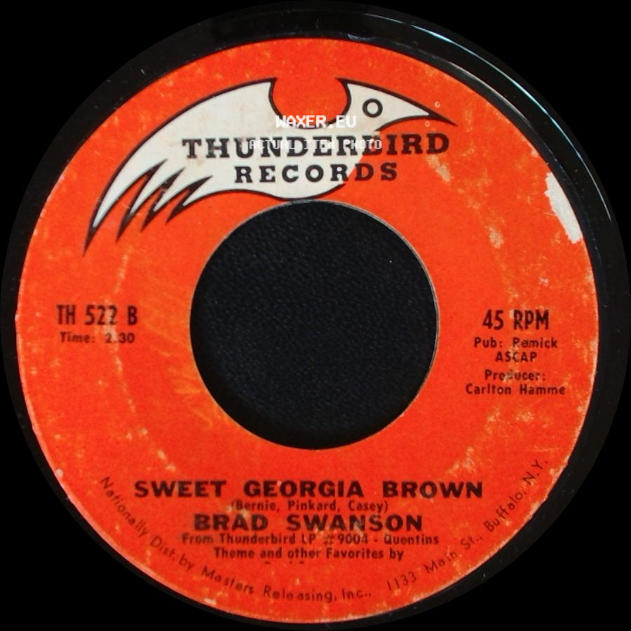 Brad Swanson - Sweet Georgia Brown / Quentins Theme side A