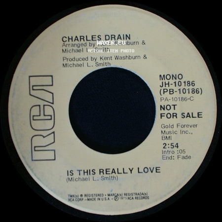 Charles Drain - Is This Really Love / Is This Really Love side A