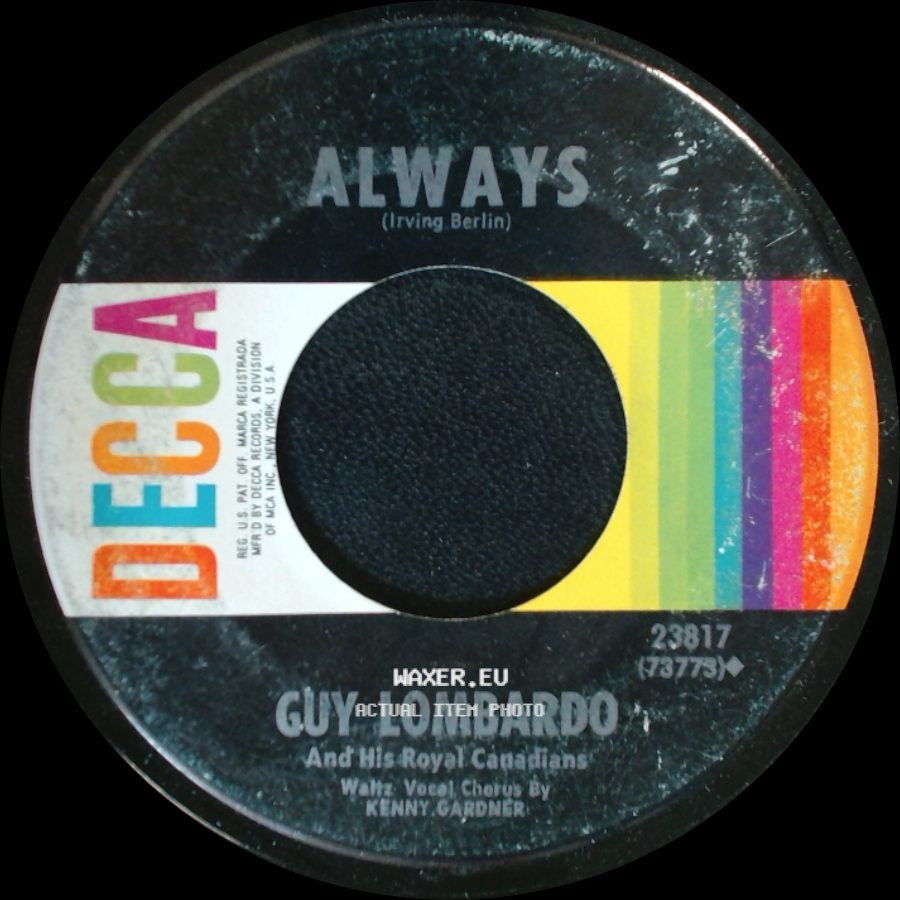 Guy Lombardo And His Royal Canadians - Always / Easter Parade side A