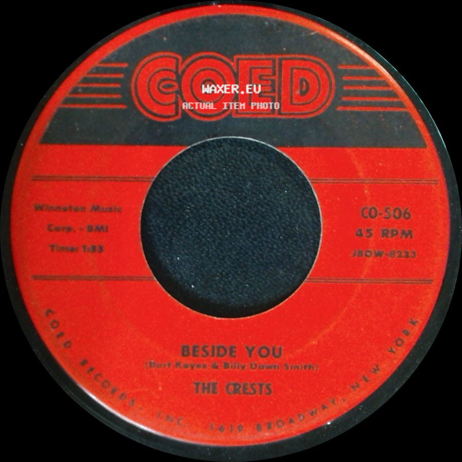 The Crests - 16 Candles / Beside You side B