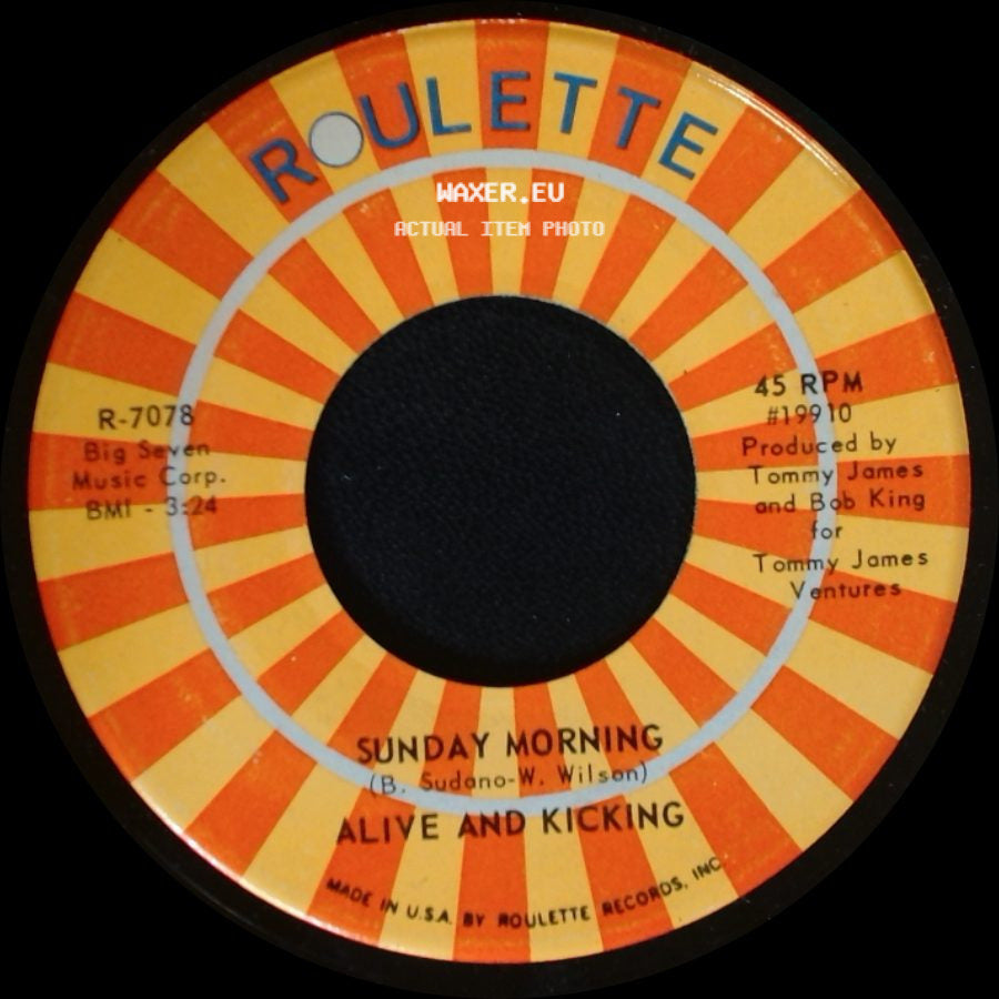 Alive And Kicking - Tighter, Tighter / Sunday Morning side B
