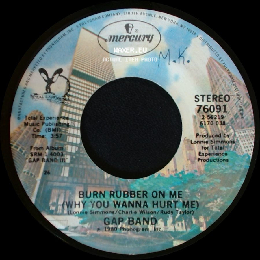Gap Band - Burn Rubber On Me (Why You Wanna Hurt Me) / Nothin' Comes To Sleepers side A