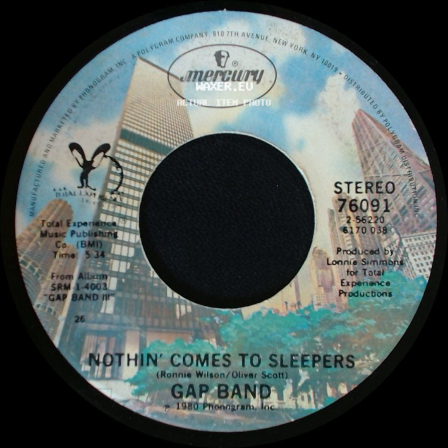 Gap Band - Burn Rubber On Me (Why You Wanna Hurt Me) / Nothin' Comes To Sleepers side B