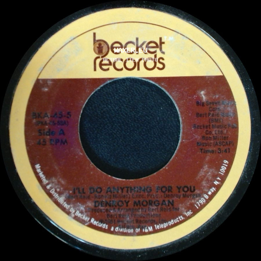 Denroy Morgan - I'll Do Anything For You / I'll Do Anything For You side A