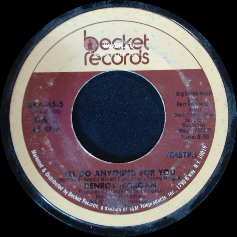 Denroy Morgan - I'll Do Anything For You / I'll Do Anything For You side B