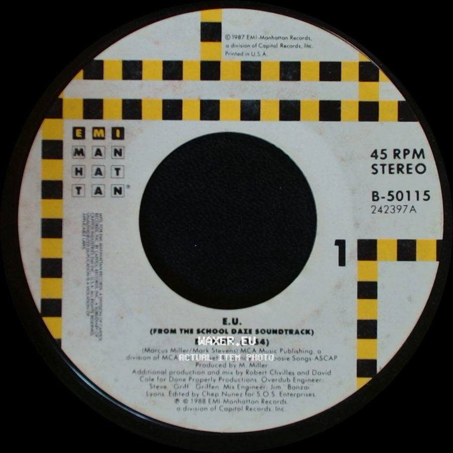 E.U. - Da'butt (Dub 1) / Da' Butt side B