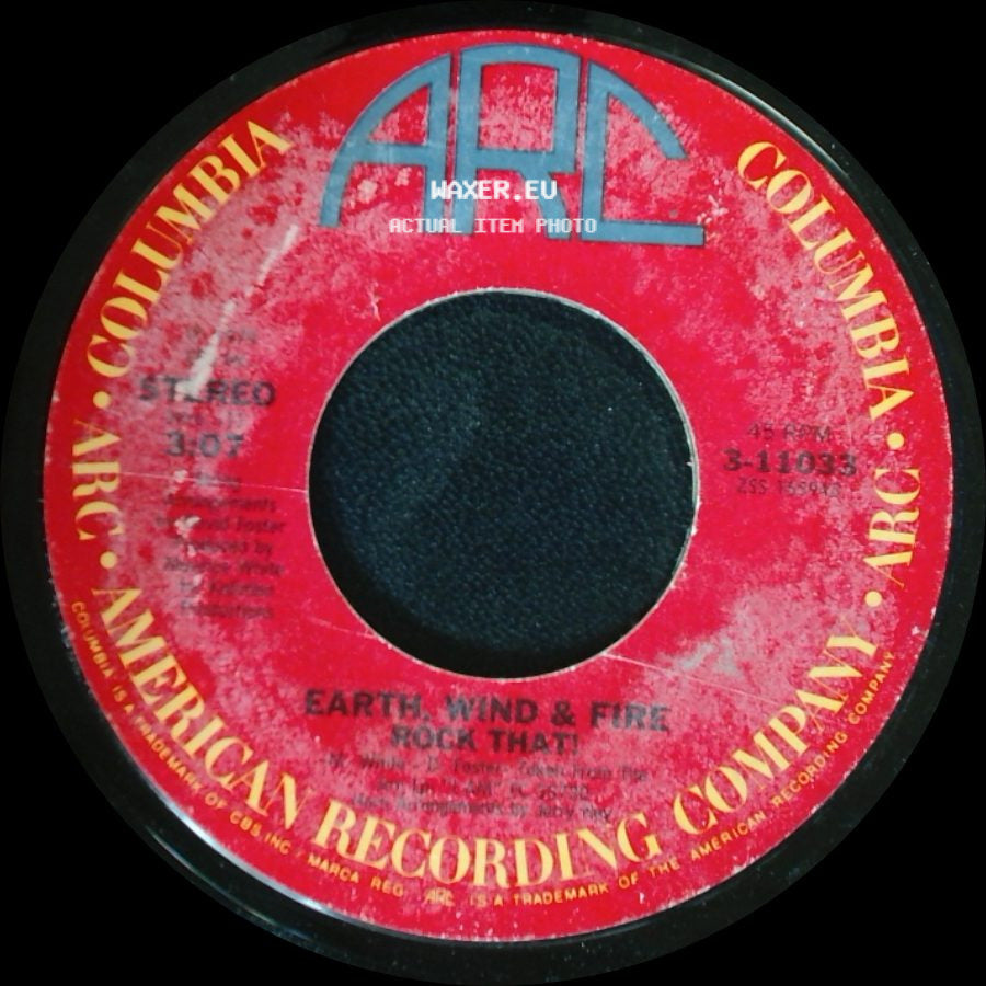 Earth, Wind & Fire - After The Love Has Gone / Rock That side B
