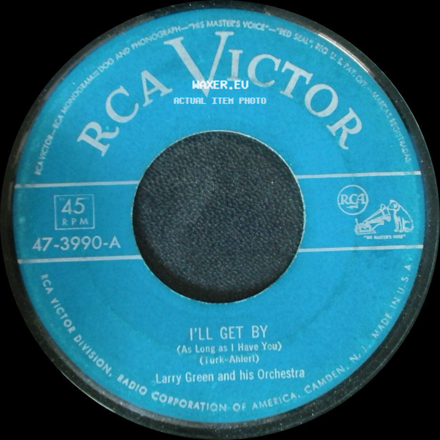 Larry Green And His Orchestra - Western Melody / I'll Get By (As Long As I Have You) side B