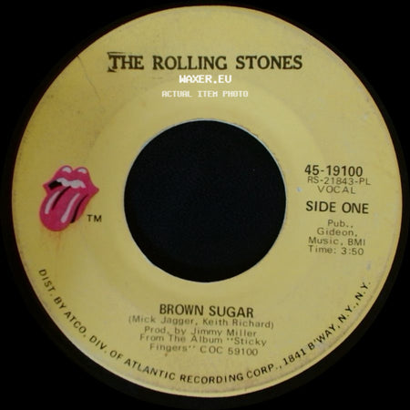 The Rolling Stones - Brown Sugar / Bitch side A