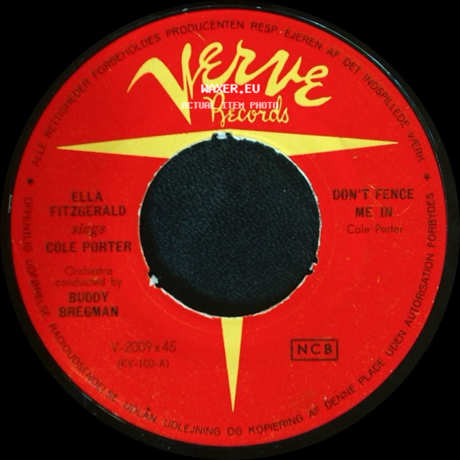 Ella Fitzgerald - Don't Fence Me In / Night And Day side A