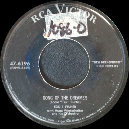 Eddie Fisher / Eddie Fisher With Hugo Winterhalter And His Orchestra - Song Of The Dreamer / Don't Stay Away Too Long side A