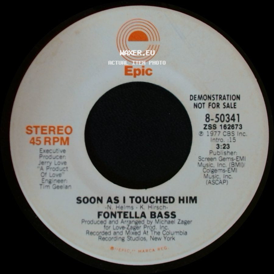 Fontella Bass - Soon As I Touched Him / Soon As I Touched Him side A