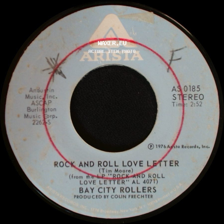 Bay City Rollers - Rock And Roll Love Letter / Shanghai'd In Love side A