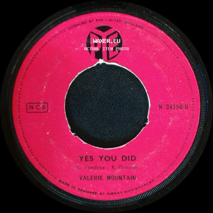 Valerie Mountain - Some People / Yes You Did side B