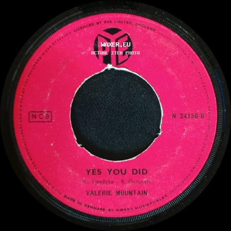 Valerie Mountain - Some People / Yes You Did side B
