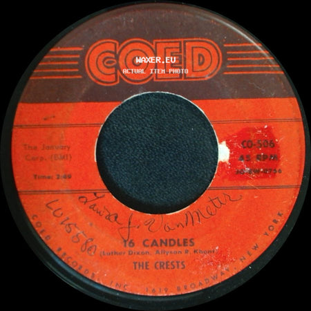 The Crests - 16 Candles / Beside You side A