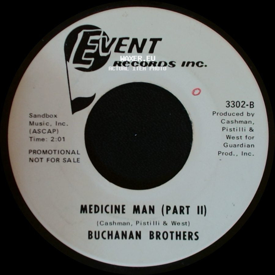 Buchanan Brothers - Medicine Man (Part I) / Medicine Man (Part Ii) side B