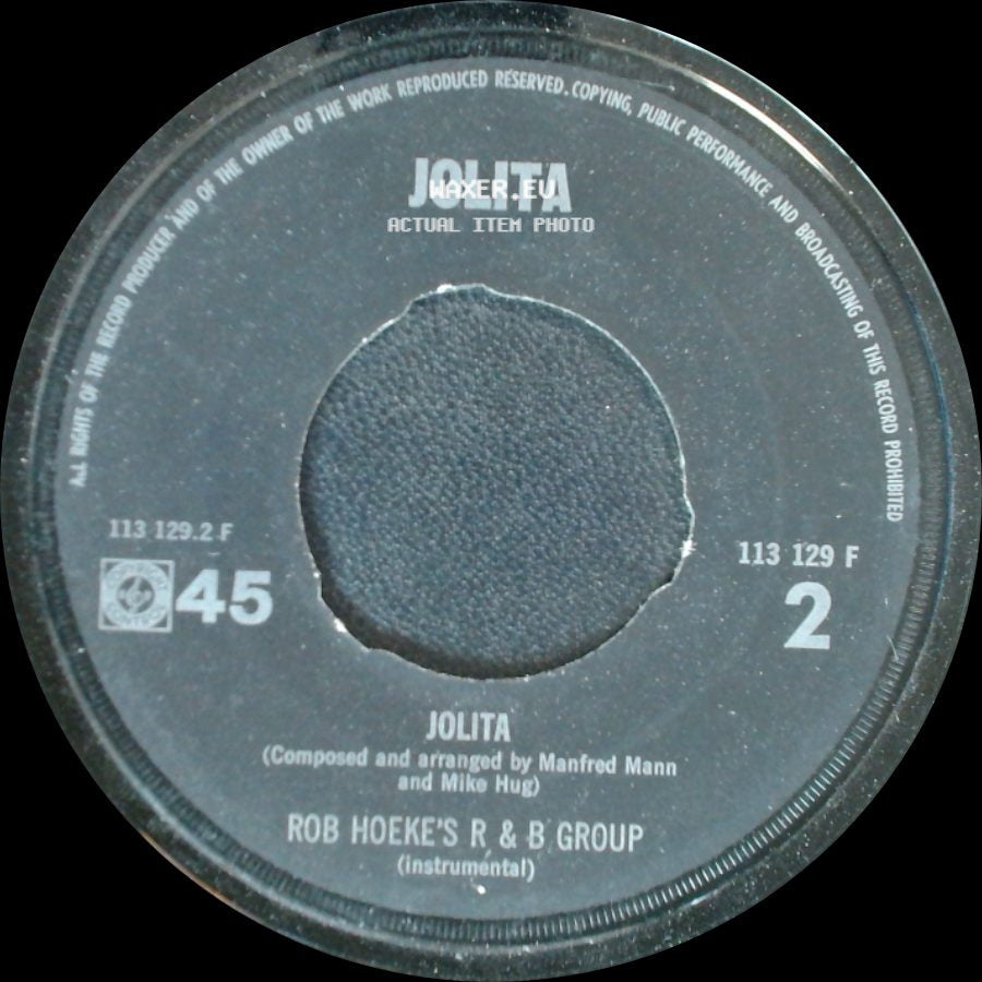 Rob Hoeke's R & B Group - Jolita / Jolita side A