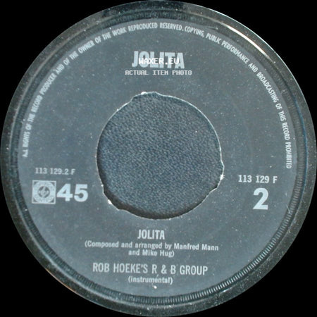 Rob Hoeke's R & B Group - Jolita / Jolita side A