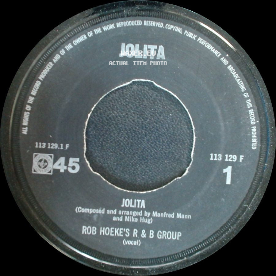 Rob Hoeke's R & B Group - Jolita / Jolita side B