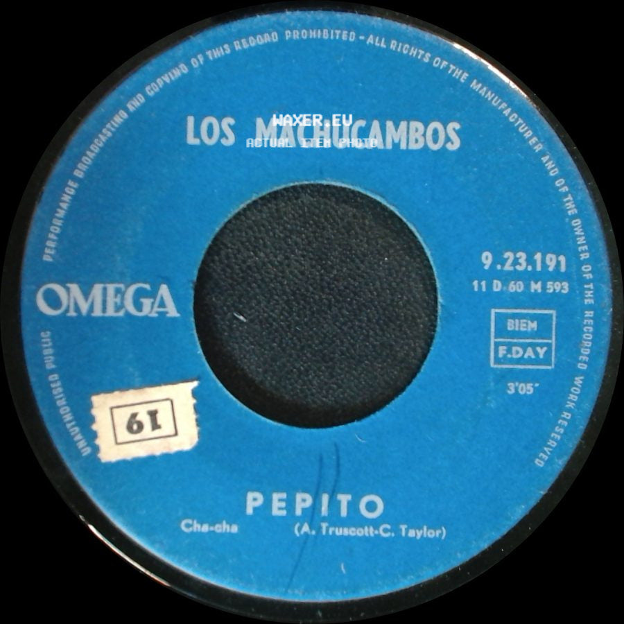 Los Machucambos - Dimelo En Septiembre / Pepito side B