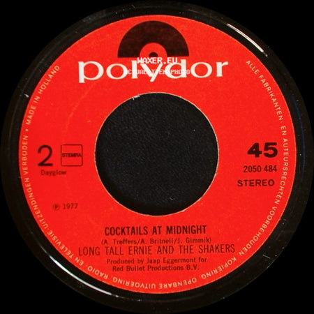 Long Tall Ernie And The Shakers - Cocktails At Midnight / Remember side A