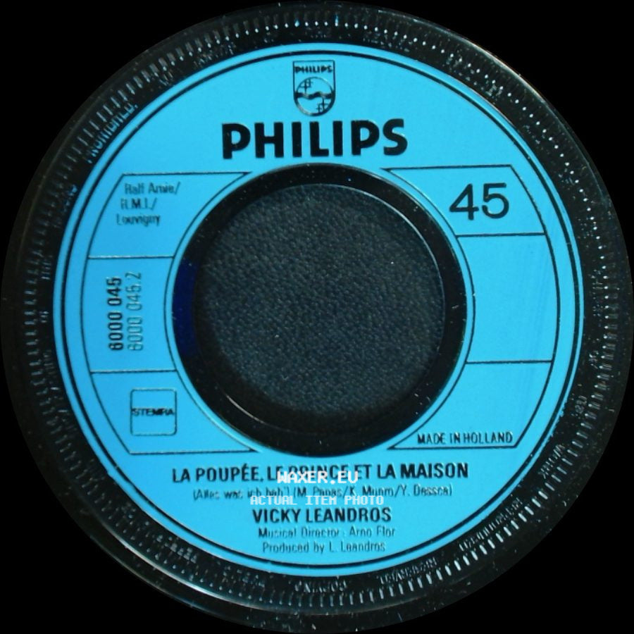Vicky Leandros - Après Toi / La Poupée, Le Prince Et La Maison side B