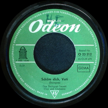 Das Steingass-Terzett Chor Und Orchester - Jubel, Trubel, Heiterkeit / Schäm Dich, Vati side B