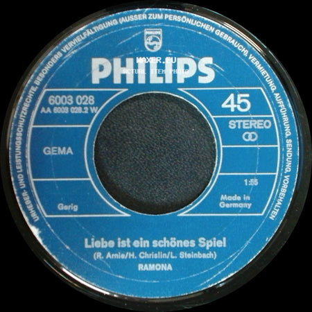 Ramona - Du -- Ich Brauche Was Und Das Bist Du / Liebe Ist Ein Schönes Spiel side B