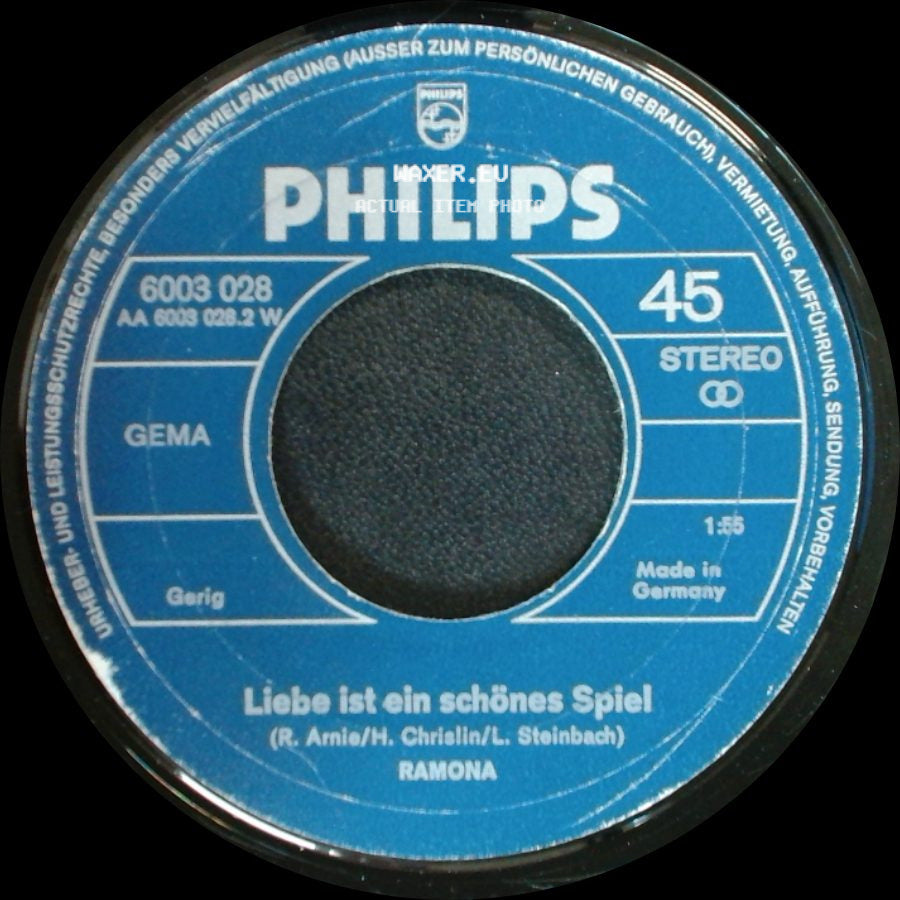 Ramona - Du -- Ich Brauche Was Und Das Bist Du / Liebe Ist Ein Schönes Spiel side B