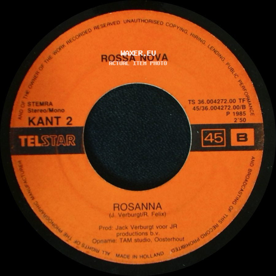Rossa Nova - Palo Bonito / Rosanna side B