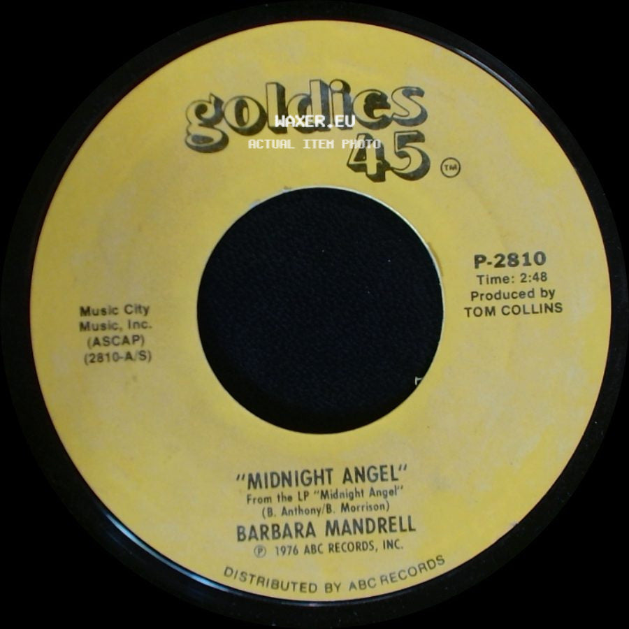 Barbara Mandrell - That's What Friends Are For / Midnight Angel side B