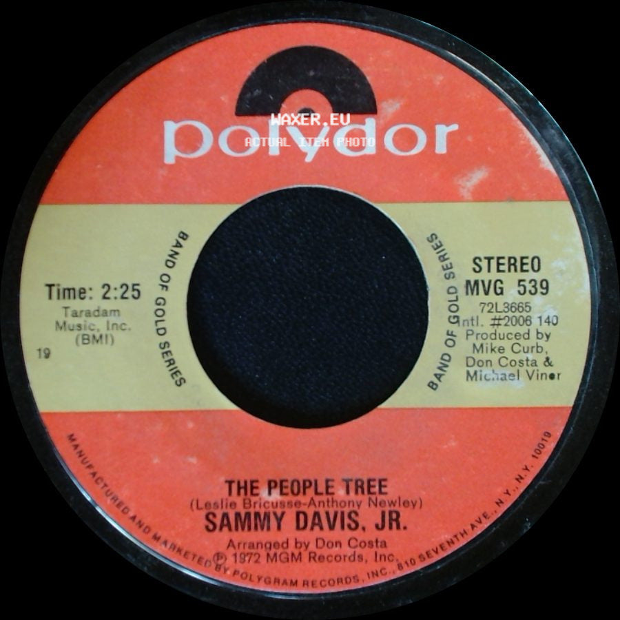 Sammy Davis, Jr. - The People Tree / The Candy Man side A